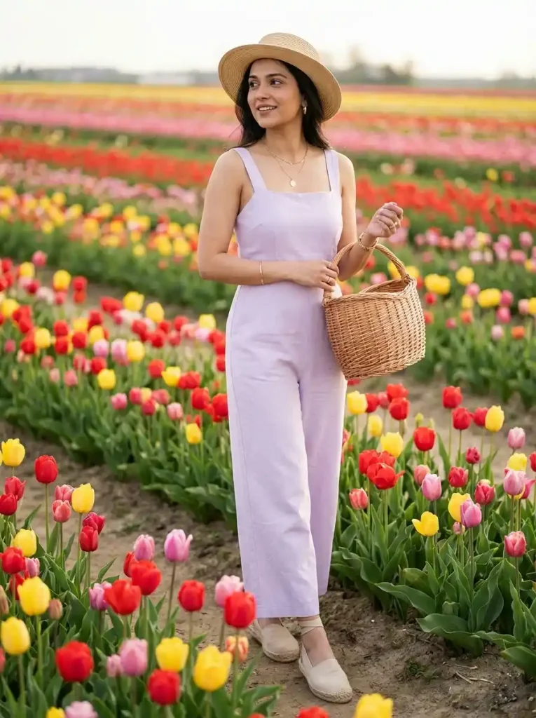 tulip picking outfit