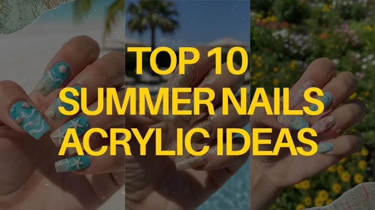 Summer nails acrylic