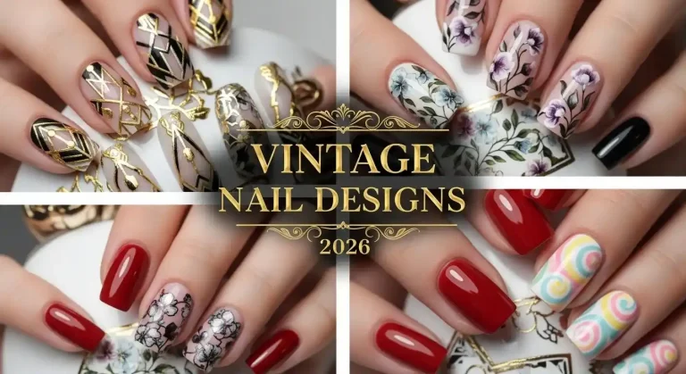 vintage nail designs