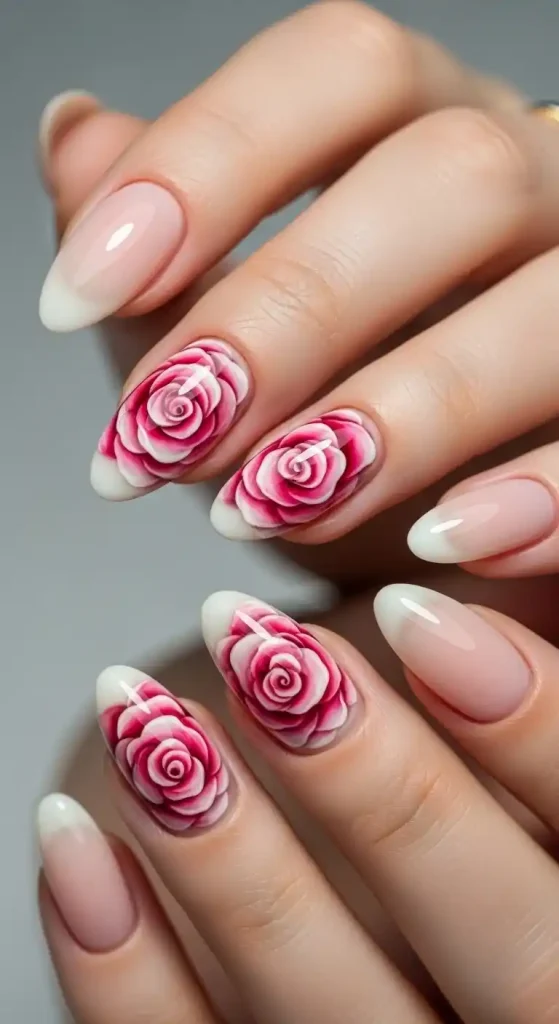 floral nail designs 