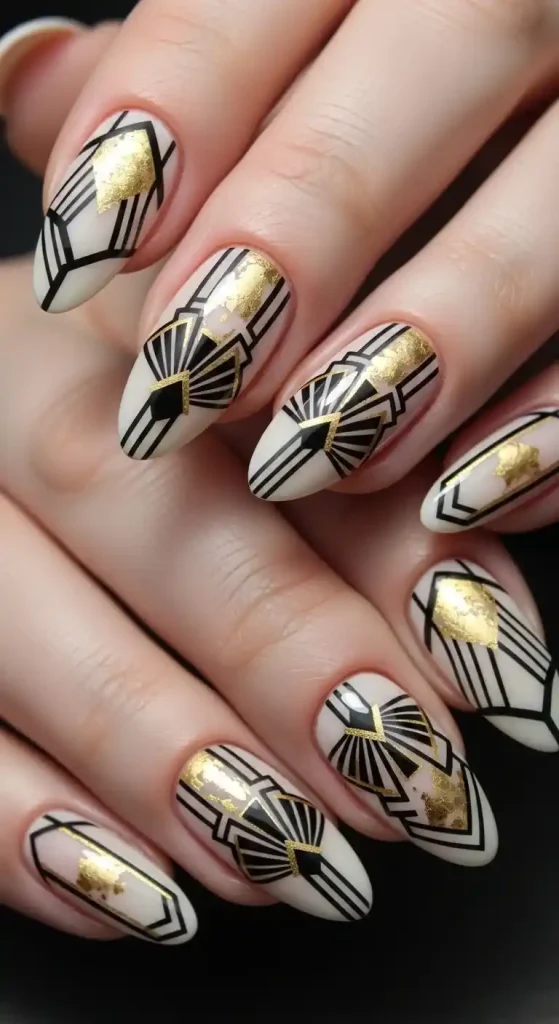 vintage nail designs