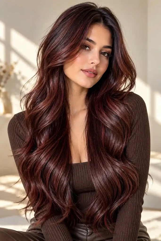 burgundy hair shades