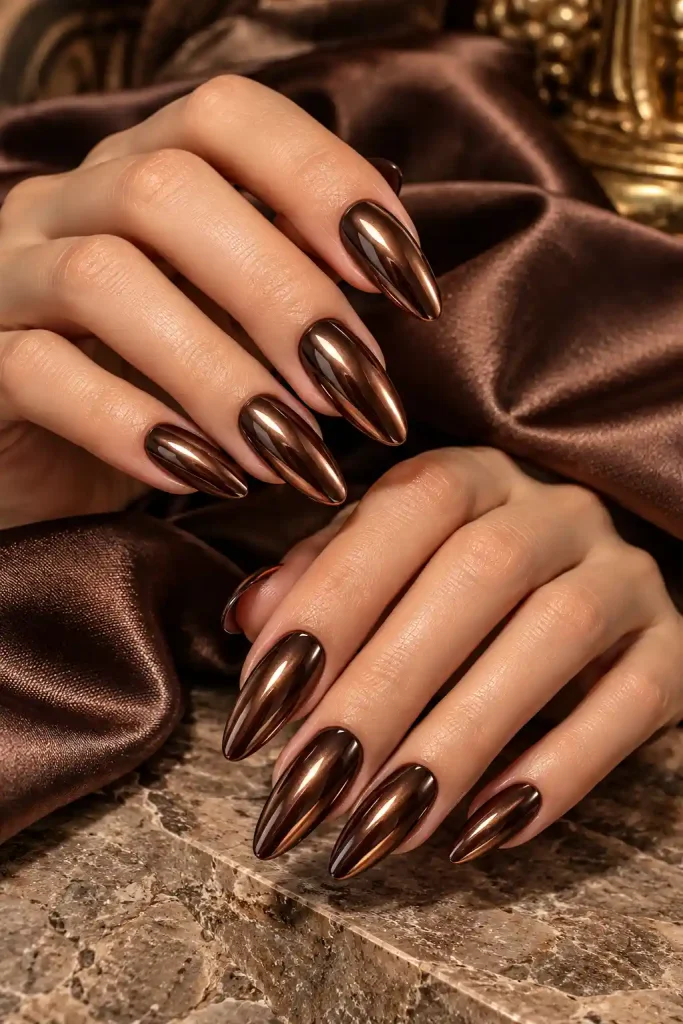 long almond nail designs