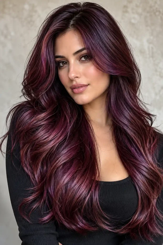 burgundy hair shades