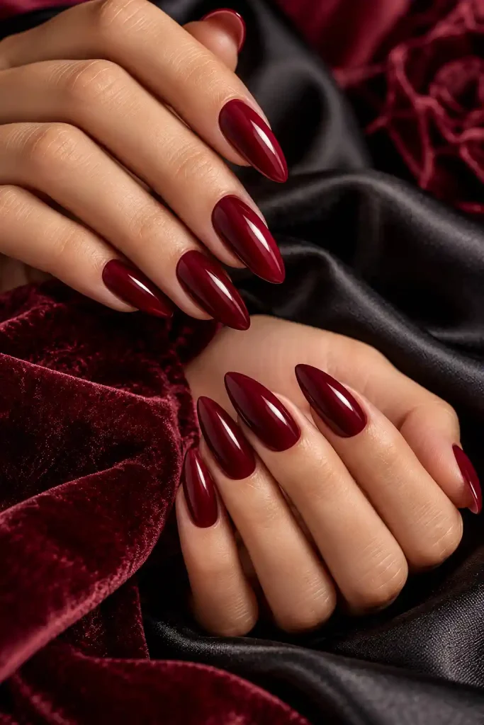 long almond nail designs