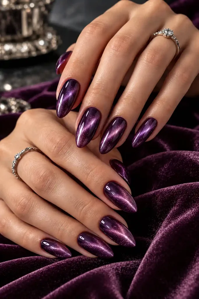 long almond nail designs