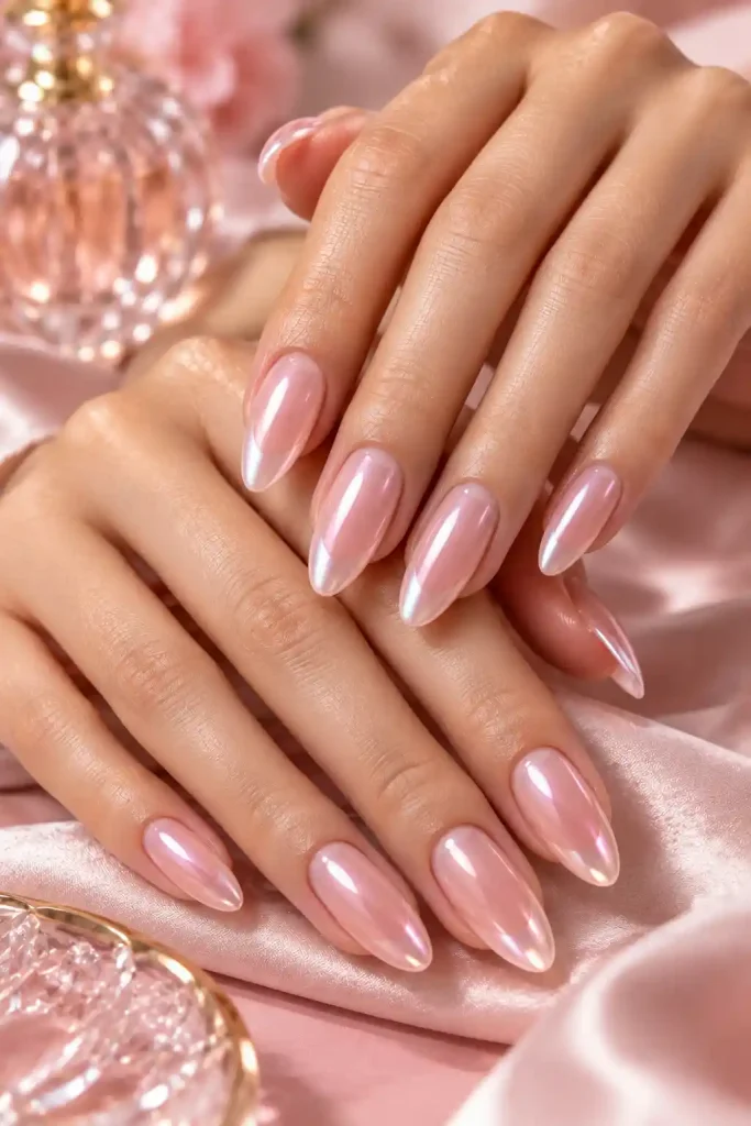 long almond nail designs