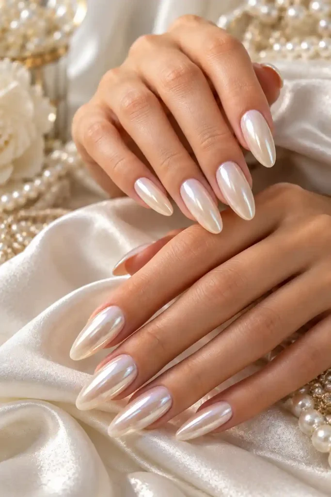long almond nail designs