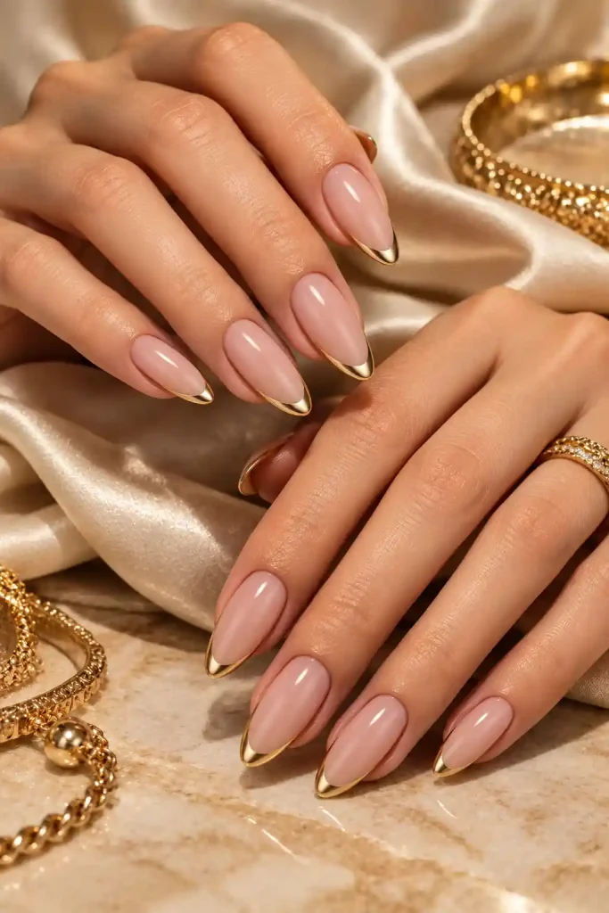 long almond nail designs