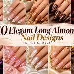 long almond nail designs